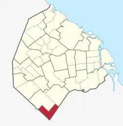 Localização de Villa Riachuelo em Buenos Aires.