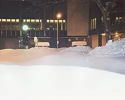 Buffalo, Nova York, após 209 cm de neve entre 24 e 28 de dezembro de 2001