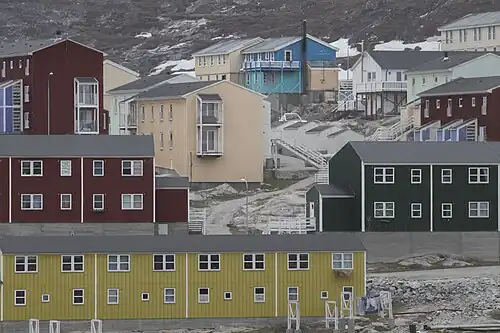 Casas em Ilulissat
