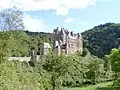 O Castelo de Eltz visto de norte