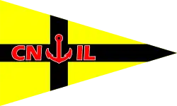 Galhardete do Clube Náutico da Ilha de Luanda