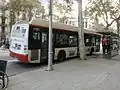 Ônibus urbano da cidade de Barcelona.