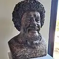 Busto de Geraldo Simplício no museu do Jardim do Nêgo.
