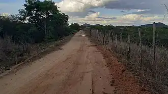 Caminho para a Serra do Pico.