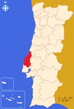 Localização do Oeste