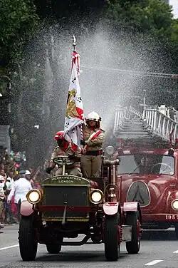 Desfile militar do Corpo de Bombeiros Militar da Bahia, 2009.
