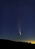 Comet C/2020 F3 Neowise over Salt Lake City, UT at 4:27 am