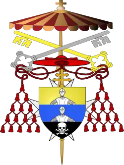 Brasão de Bartolomeo Pacca como Camerlengo do Conclave de 1823