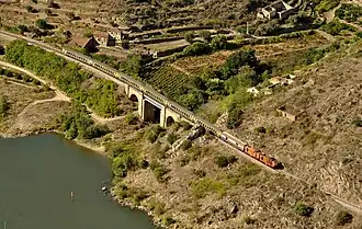Ponte ferroviária em Ribalonga