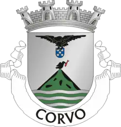 Brasão de Vila do Corvo