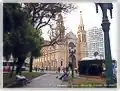Catedral vista da Praça Tiradentes
