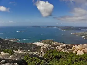 Cabo Finisterra visto do Monte