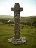 Cadover Cross, uma das cruzes de Dartmoor (Dartmoor, Inglaterra)