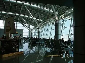 Vista do salão do Terminal 1