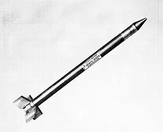 Foguete Cajun em exibição