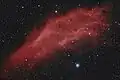 Imagem da Nebulosa Califórnia com Telescopio Amador