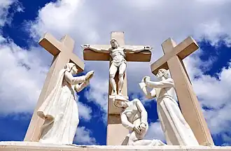 Pormenor das esculturas do Calvário Húngaro