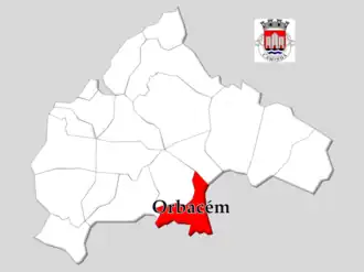 Localização no Município de Caminha