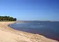 Praia do camping municipal em Avaré
