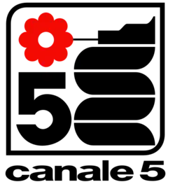 Logotipo do Canale 5 de 1980