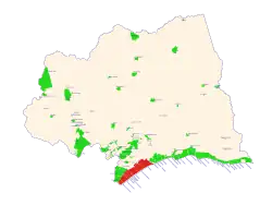 Em vermelho Cidade da Costa