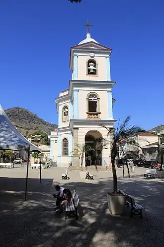 Fachada da Igreja Matriz do Santíssimo Sacramento.