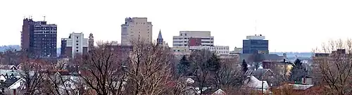 Visão aérea de Canton