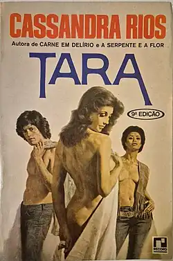 Capa do livro Tara de 1961, de Cassandra Rios.