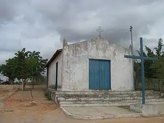 Capela Católica São Luiz Gonzaga, parte central do povoado