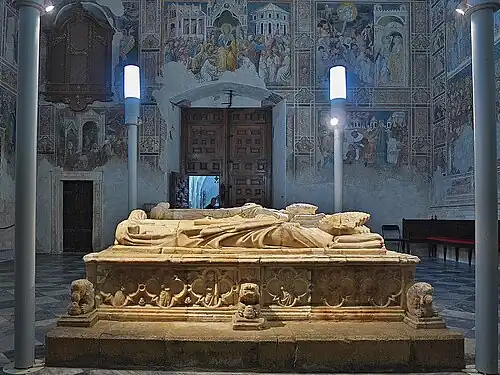 Sepultura do Arcebispo Tenorio na Capela de San Blas