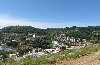 Vista parcial da cidade de Capinzal