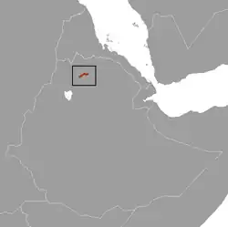 Distribuição territorial do íbex-walia