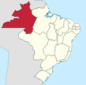 Localização de São José do Rio Negro
