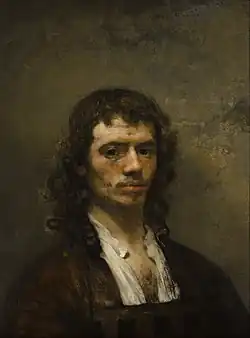 Autorretrato, de Carel Fabritius (c. 1645, Museu Boijmans Van Beuningen).