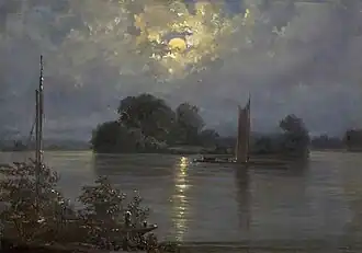 Vollmond bei Pillnitz