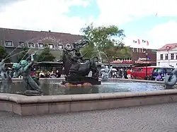 Europa och tjuren (Europa e o touro, em Halmstad)