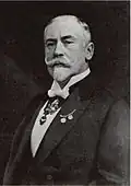 A photograph of Carl von In der Maur between 1912 and 1913