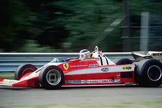 Carlos Reutemann dirigindo o 312T3 em 1978.