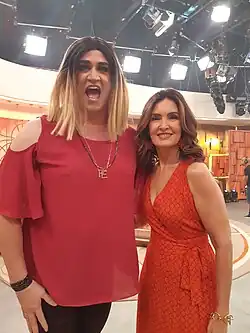 Carmela e Fátima Bernardes