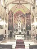 Altar-Mor, destaque às pinturas de Gaetano Miani