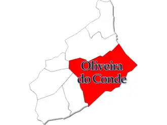 Localização no município de Carregal do Sal