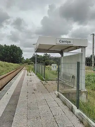 Apeadeiro de Carriço, em 2018.