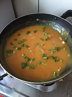 Sopa de cenoura e gengibre