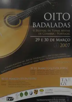 Cartaz do V Oito Badaladas