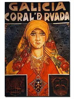 Cartaz do Coral de Ruada (1931).