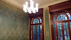 Sala piloto reformada no térreo do casarão