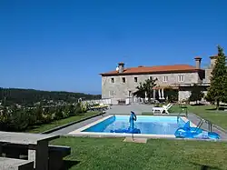 Traseiras da Casa do Castelo de Fermedo, Arouca.