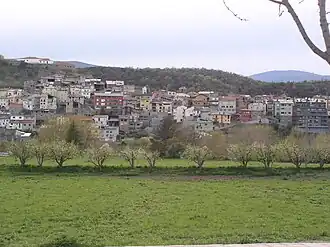 Castellciutat visto desde Horta del Valira (La Seu d'Urgell)