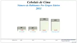 Grupos Etários (2001 e 2011)