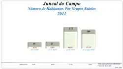 Grupos Etários (2001 e 2011)